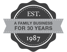 Established 1987 - A family business for 30 years